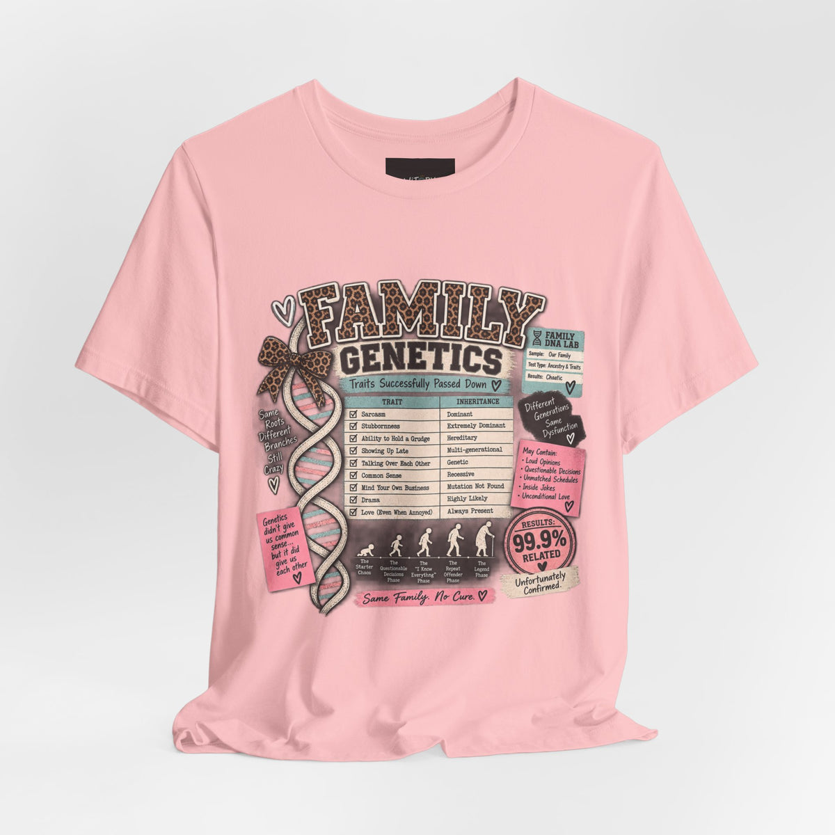 Family Genetics | Traits Successfully Passed Down Funny Family T-Shirt