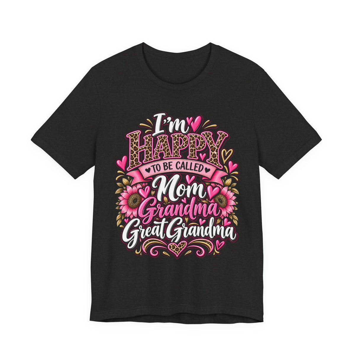 Mom Grandma Great Grandma | Generations of Love T-Shirt