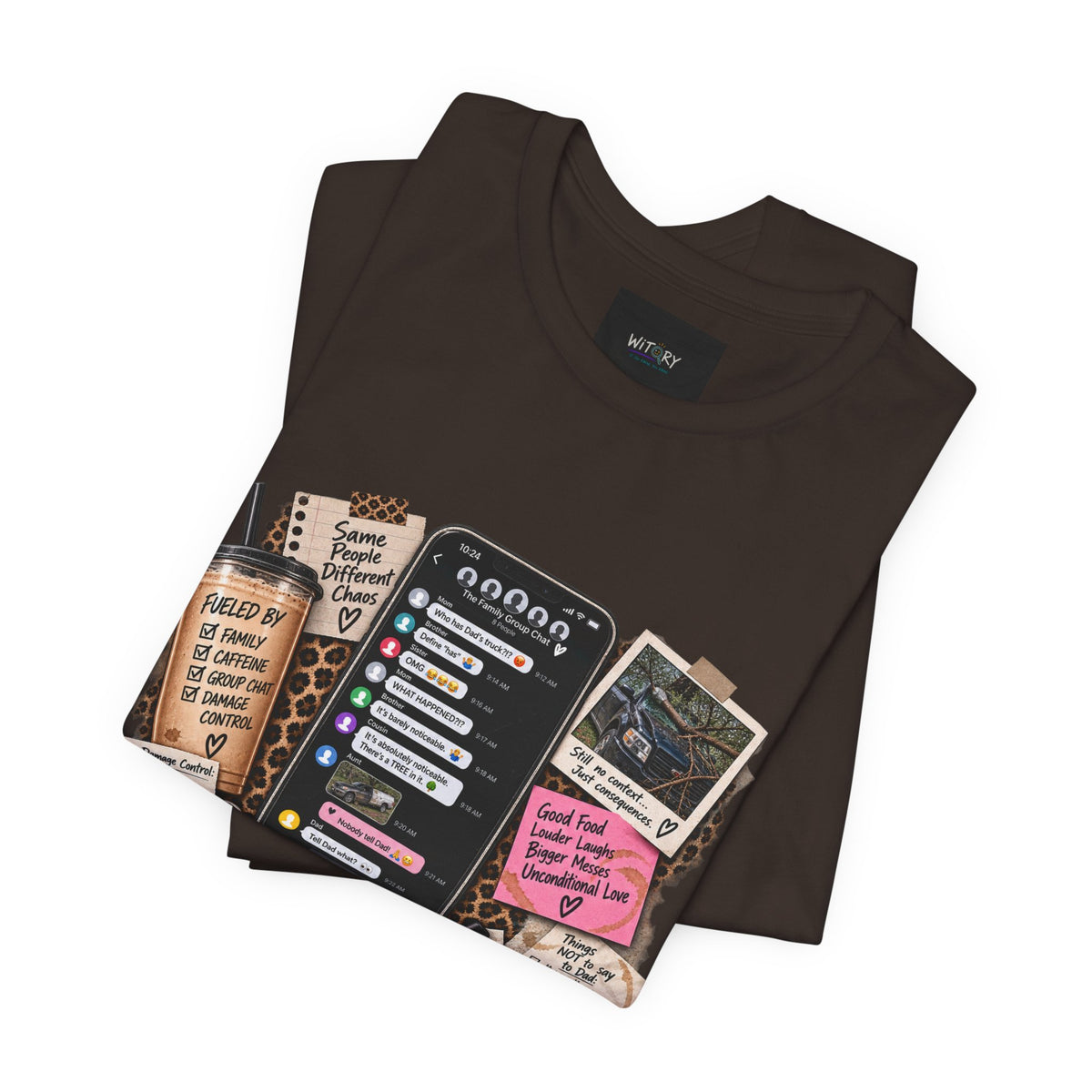 The Family Group Chat | Same People Different Chaos T-Shirt