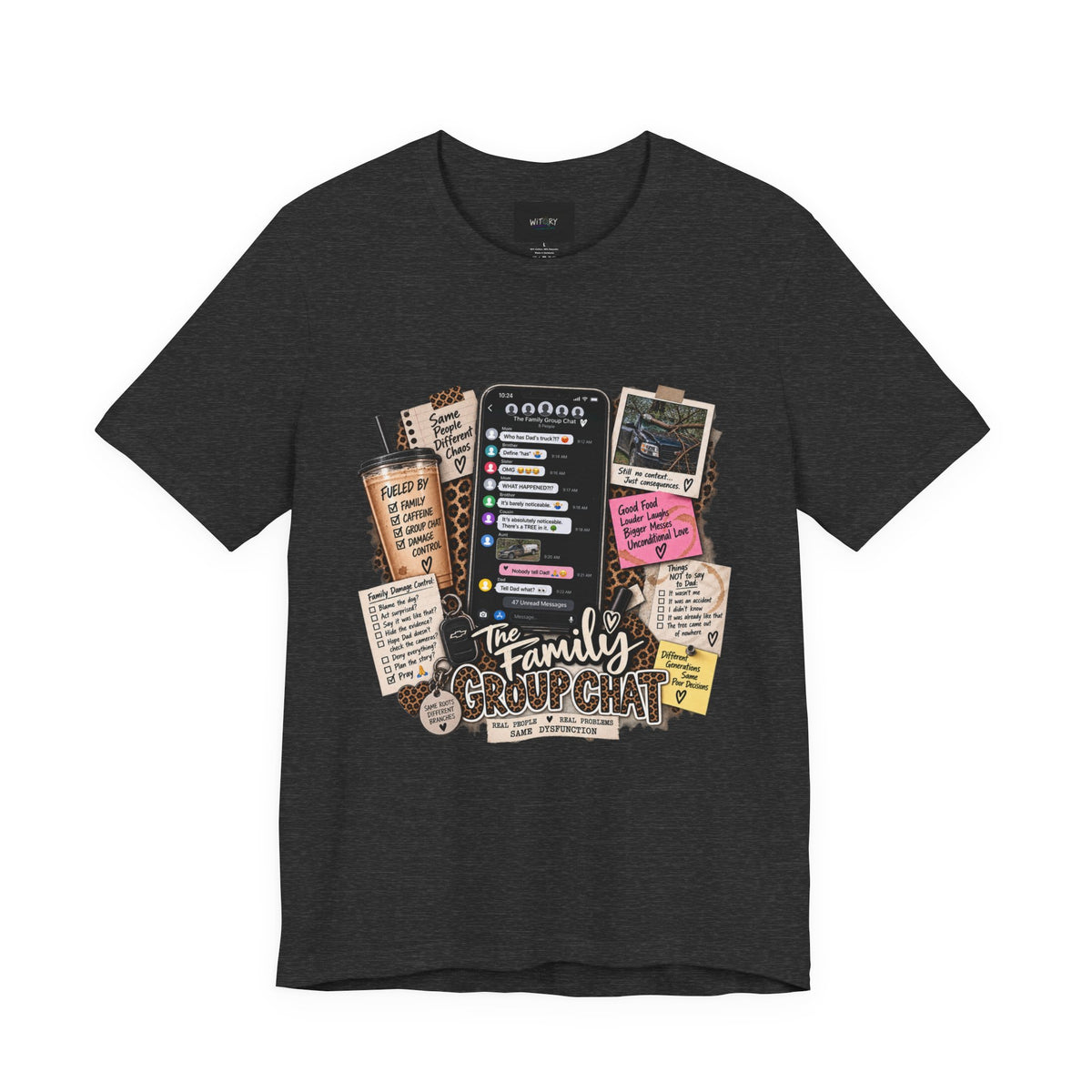 The Family Group Chat | Same People Different Chaos T-Shirt
