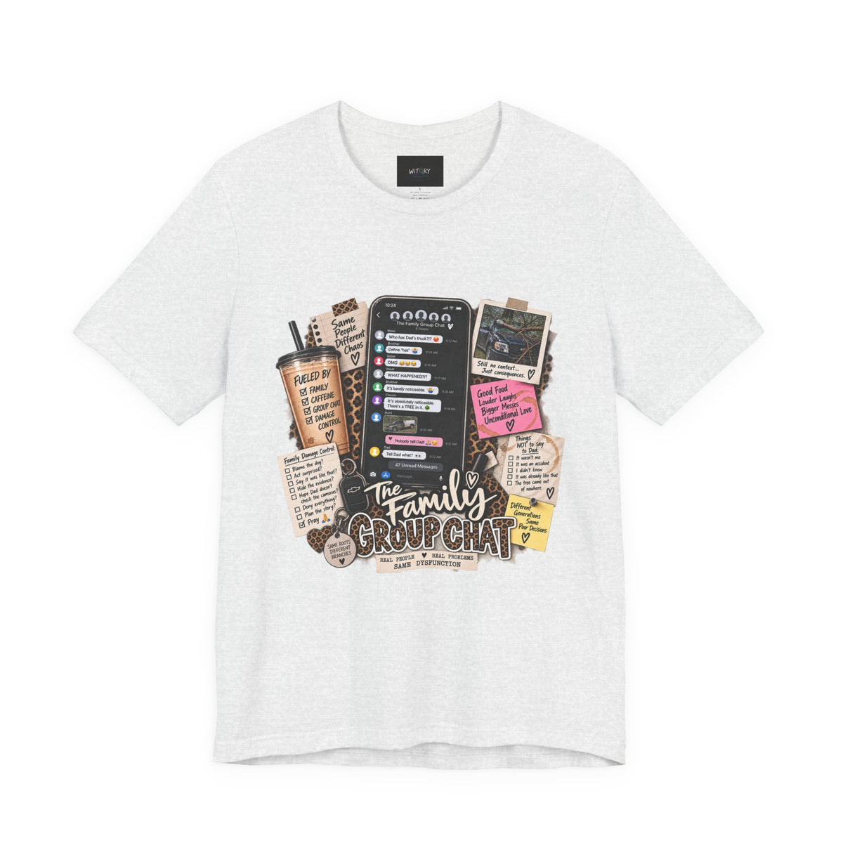 The Family Group Chat | Same People Different Chaos T-Shirt
