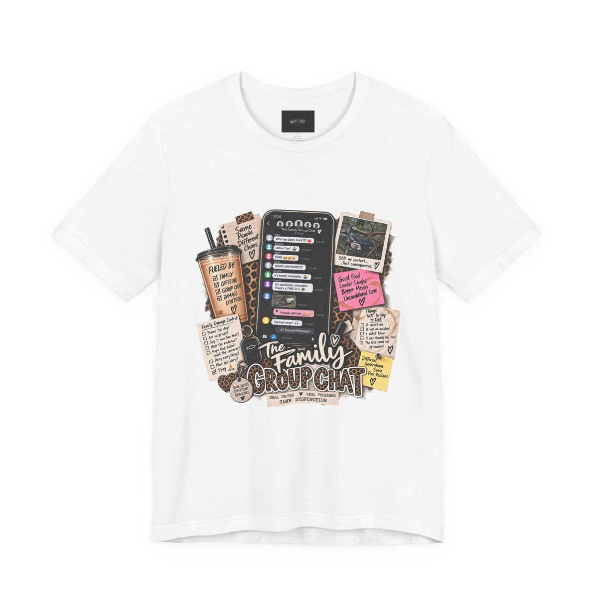 The Family Group Chat | Same People Different Chaos T-Shirt