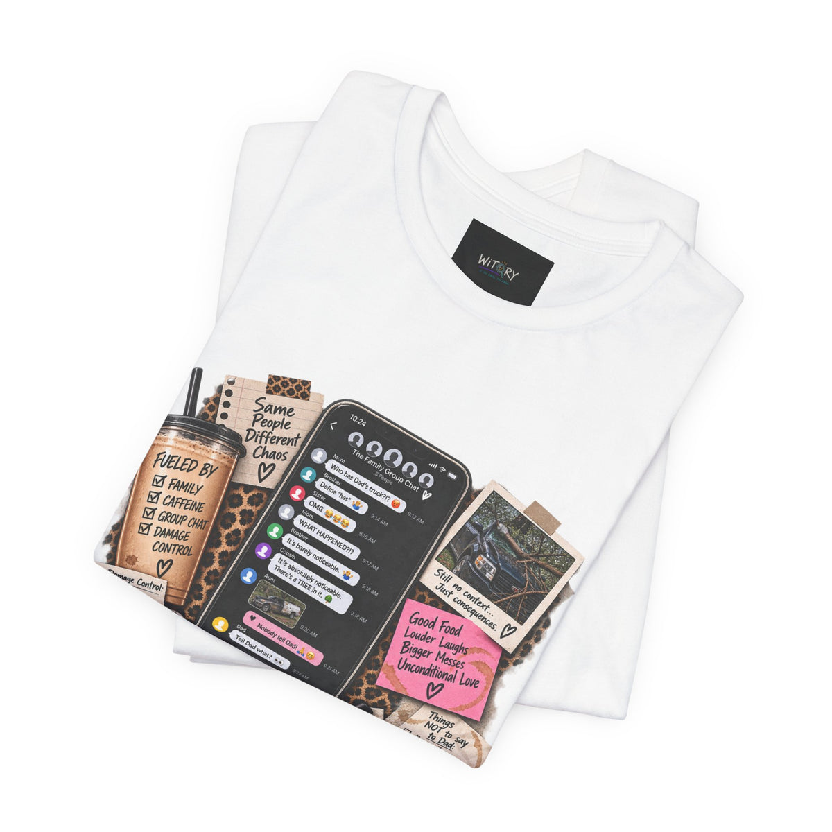 The Family Group Chat | Same People Different Chaos T-Shirt