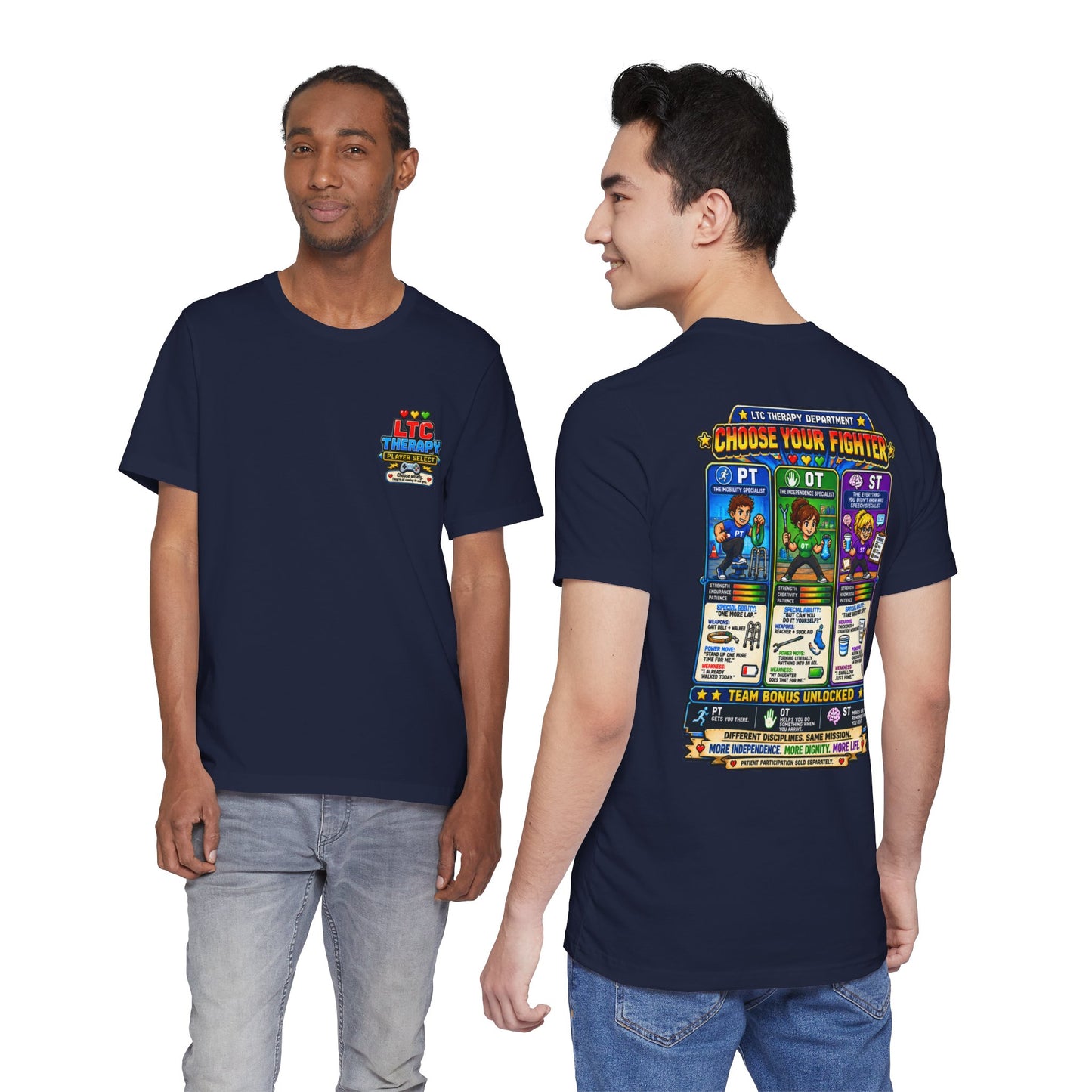Choose Your Fighter – LTC Therapy T-Shirt