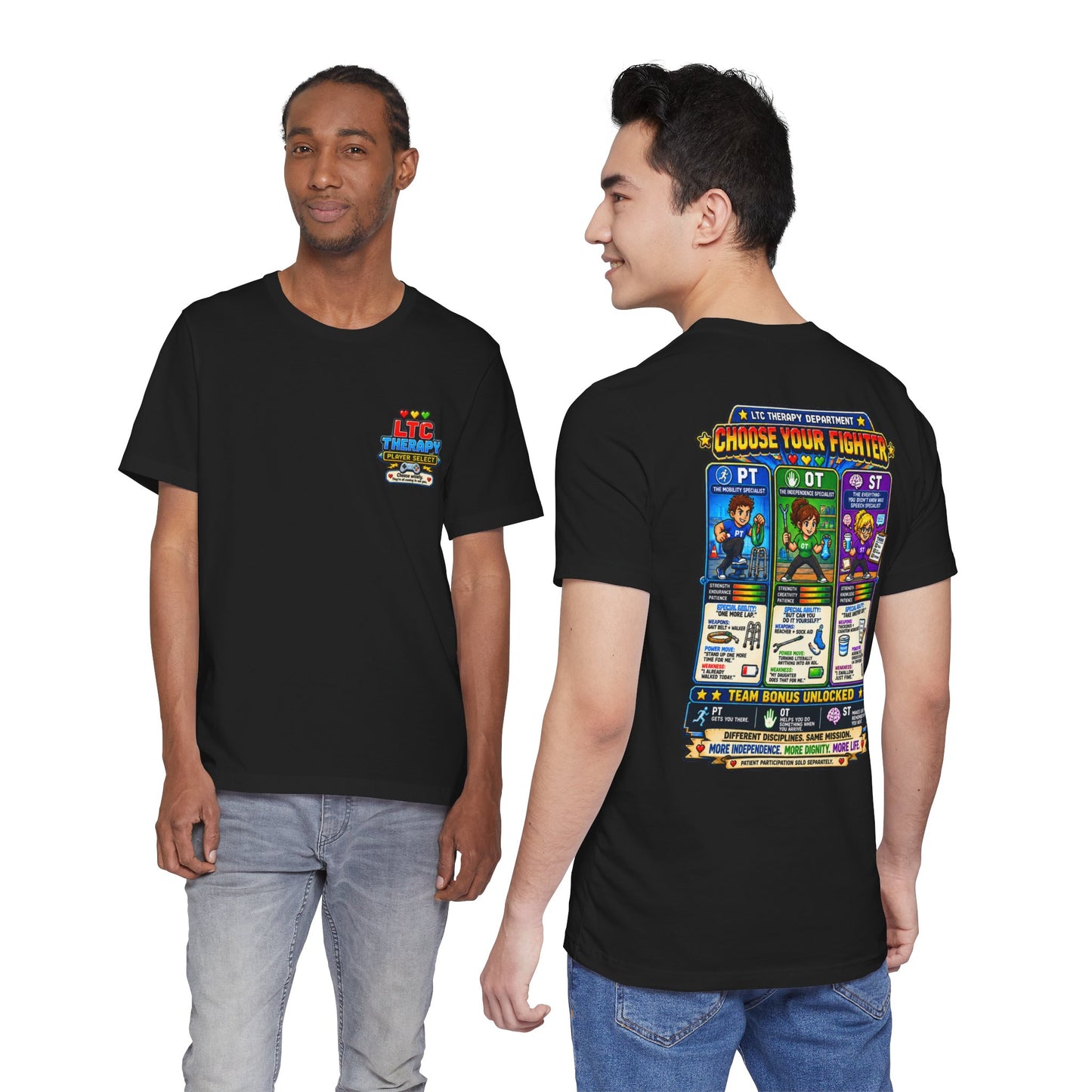 Choose Your Fighter – LTC Therapy T-Shirt