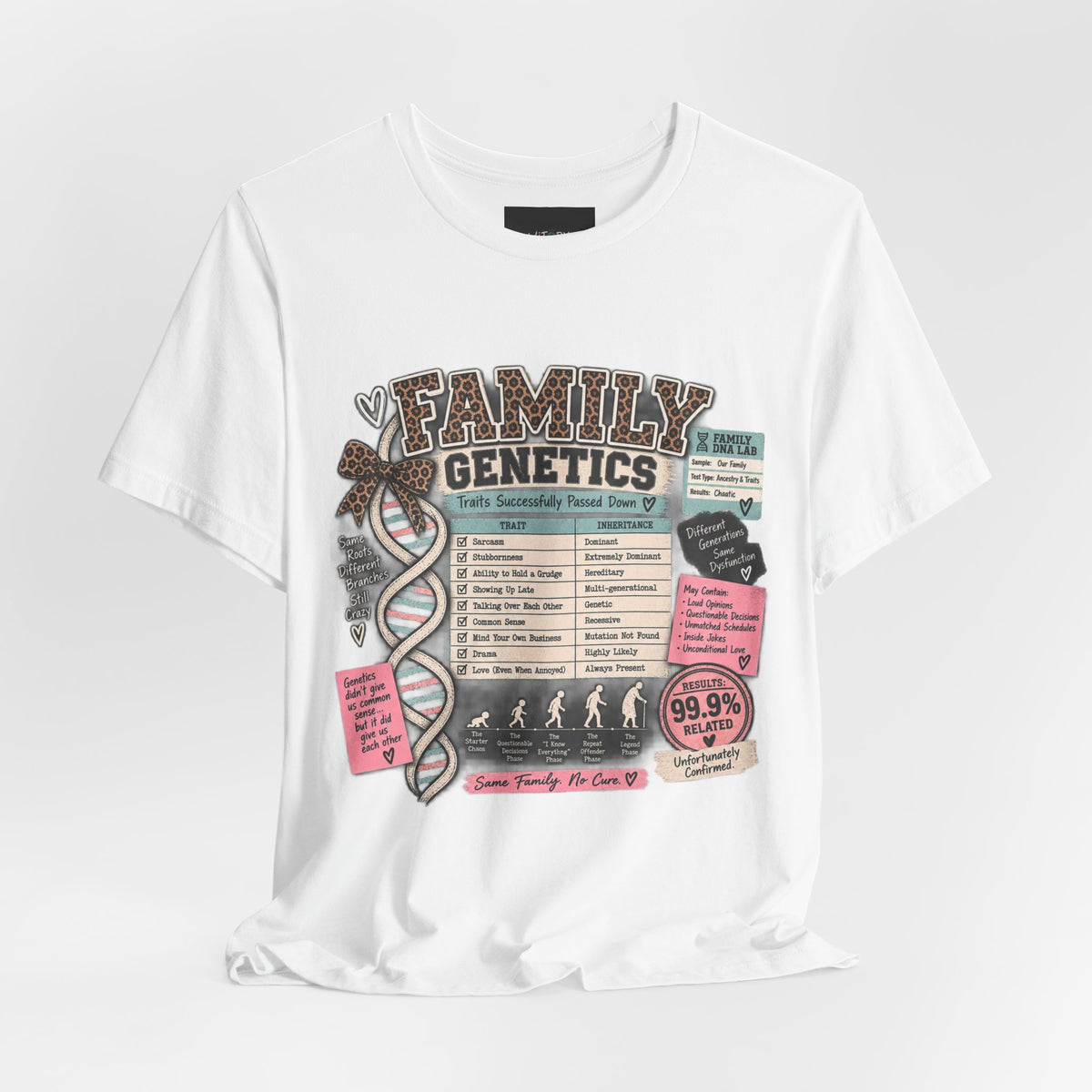 Family Genetics | Traits Successfully Passed Down Funny Family T-Shirt