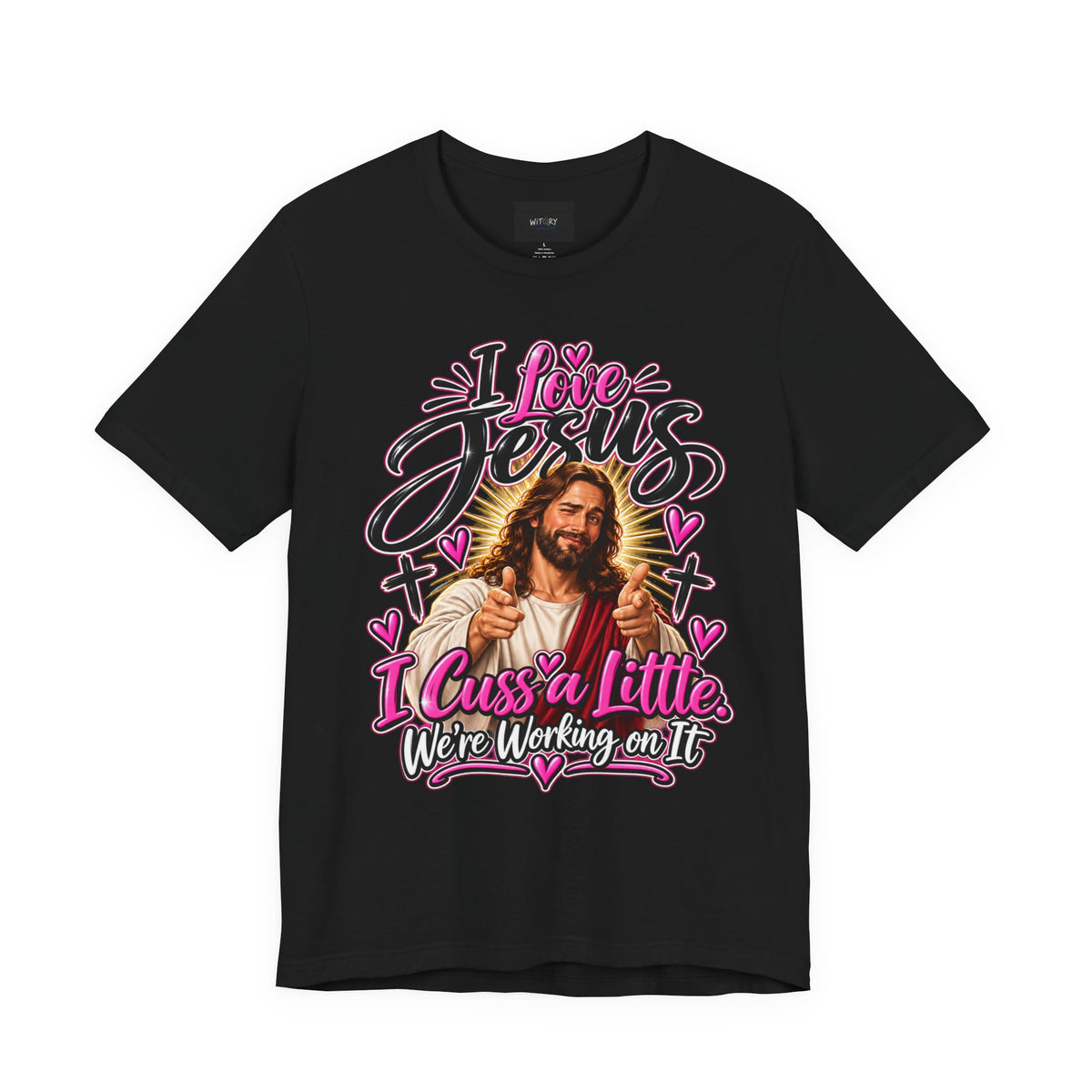 I Love Jesus I Cuss a Little | Funny Christian T-Shirt