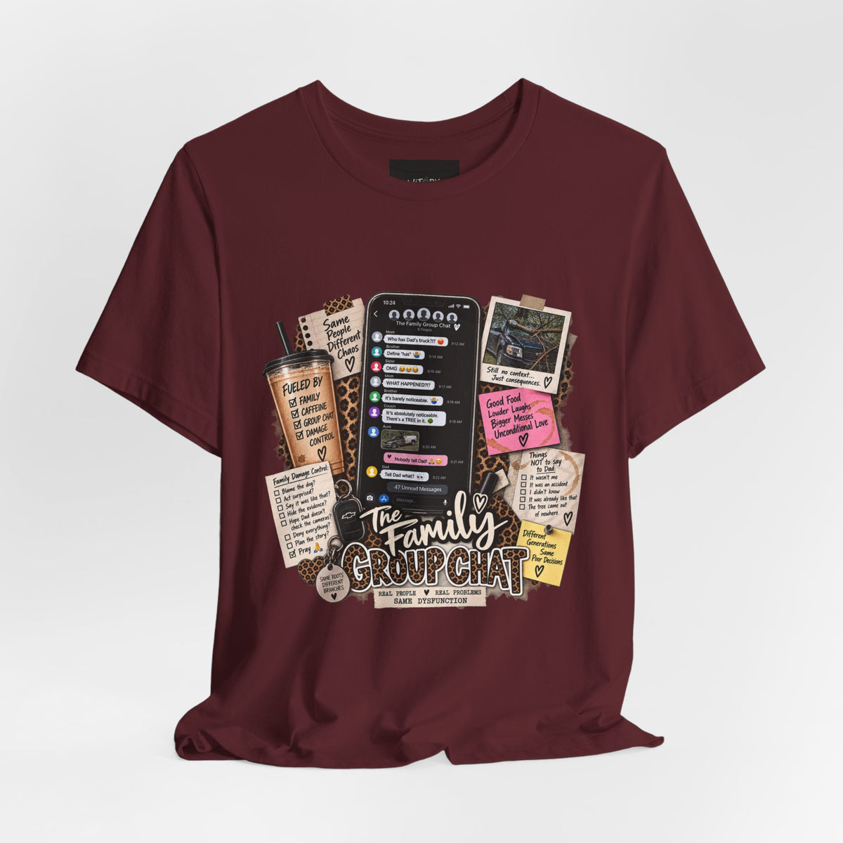 The Family Group Chat | Same People Different Chaos T-Shirt