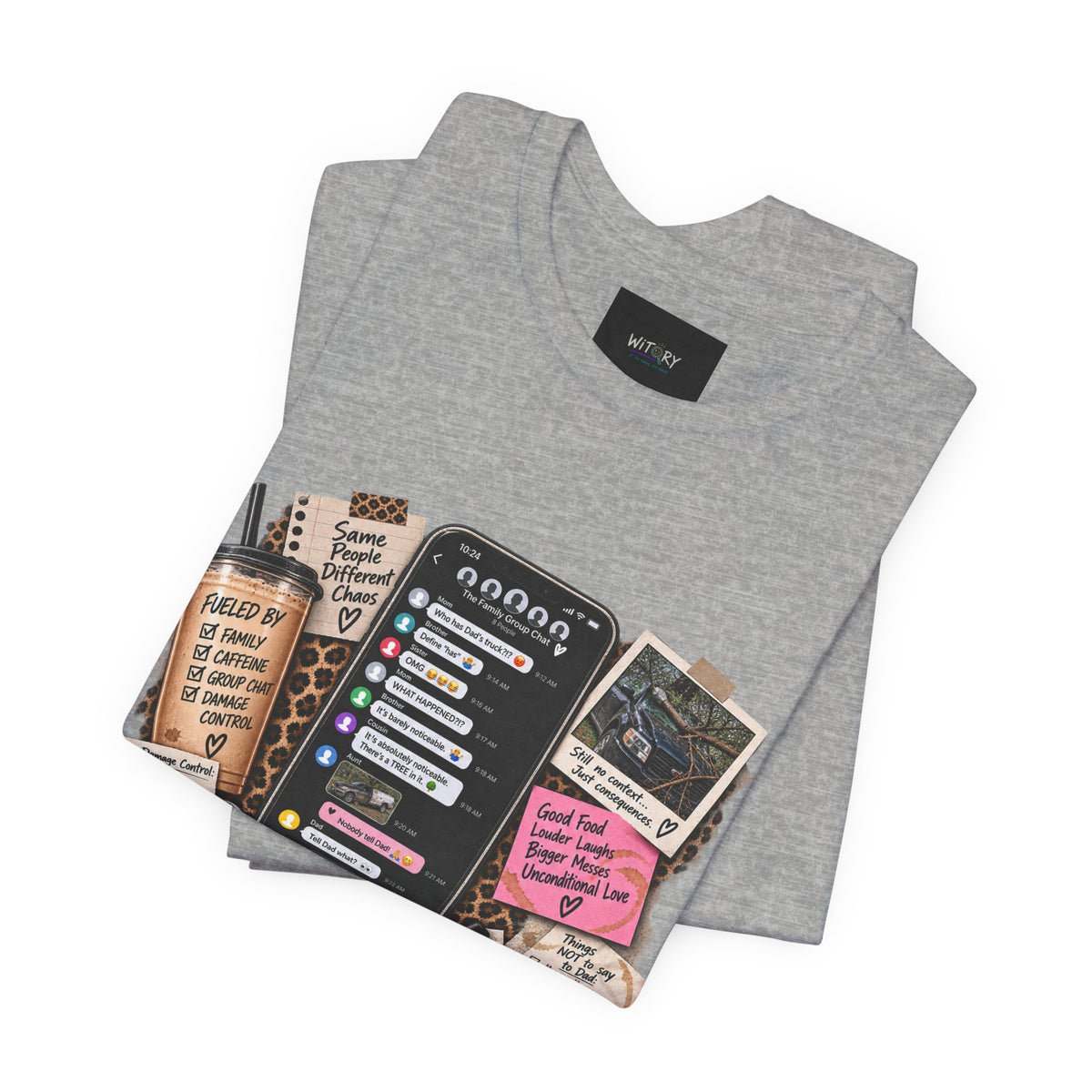 The Family Group Chat | Same People Different Chaos T-Shirt