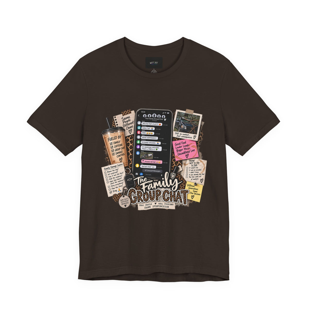 The Family Group Chat | Same People Different Chaos T-Shirt