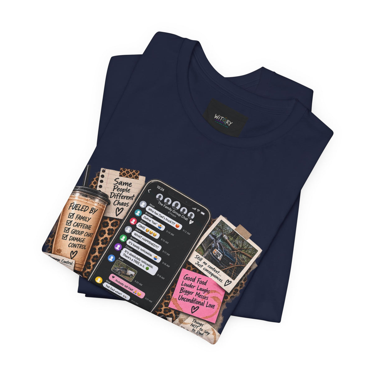 The Family Group Chat | Same People Different Chaos T-Shirt