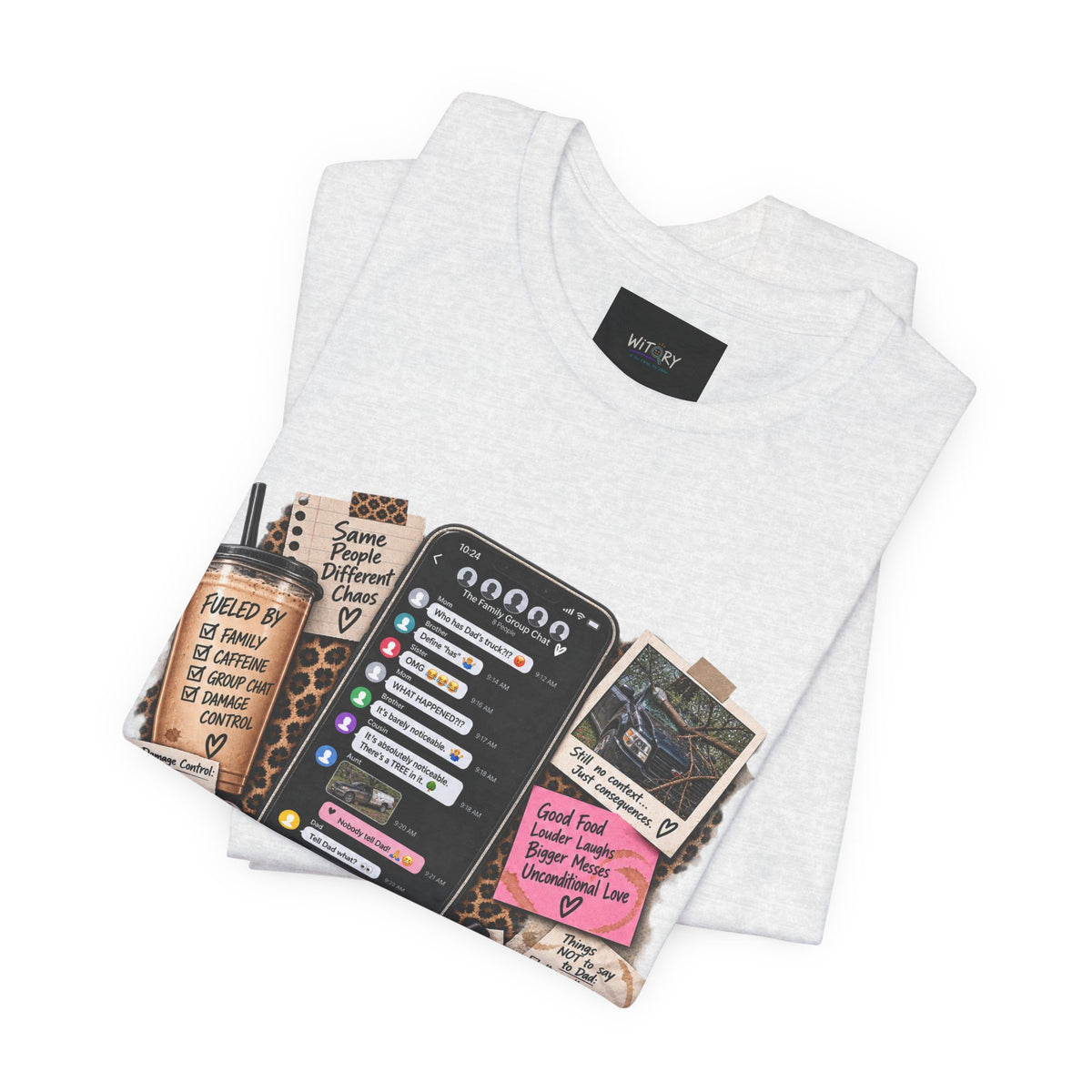 The Family Group Chat | Same People Different Chaos T-Shirt