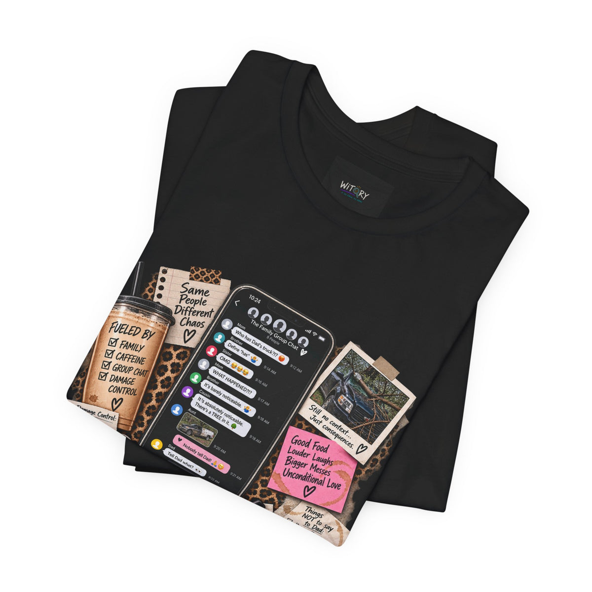 The Family Group Chat | Same People Different Chaos T-Shirt
