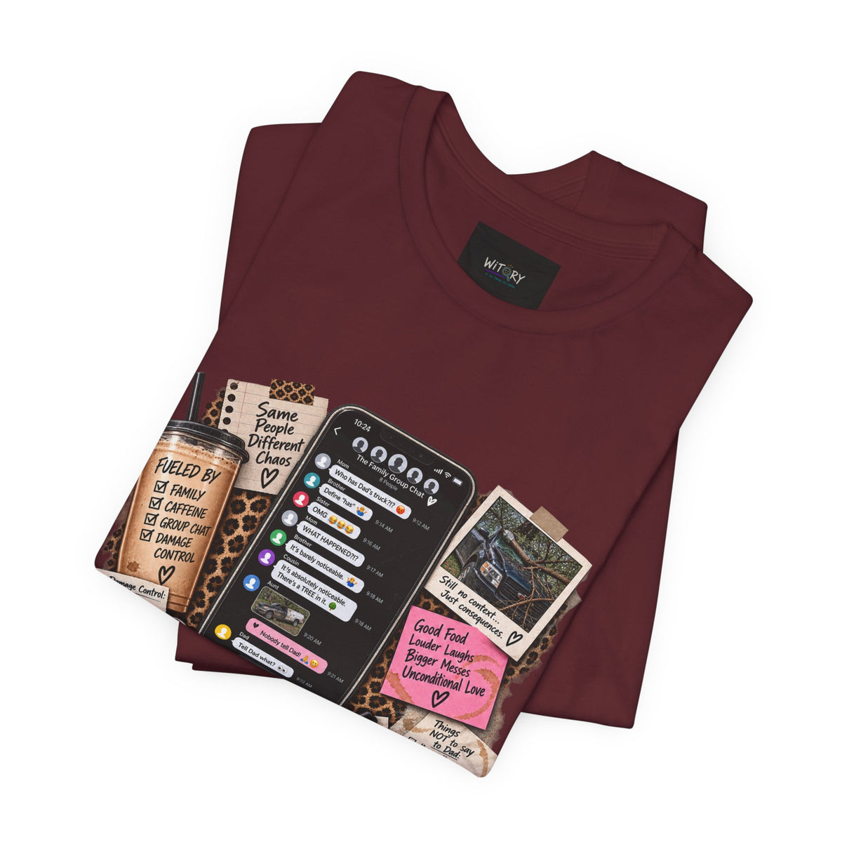 The Family Group Chat | Same People Different Chaos T-Shirt
