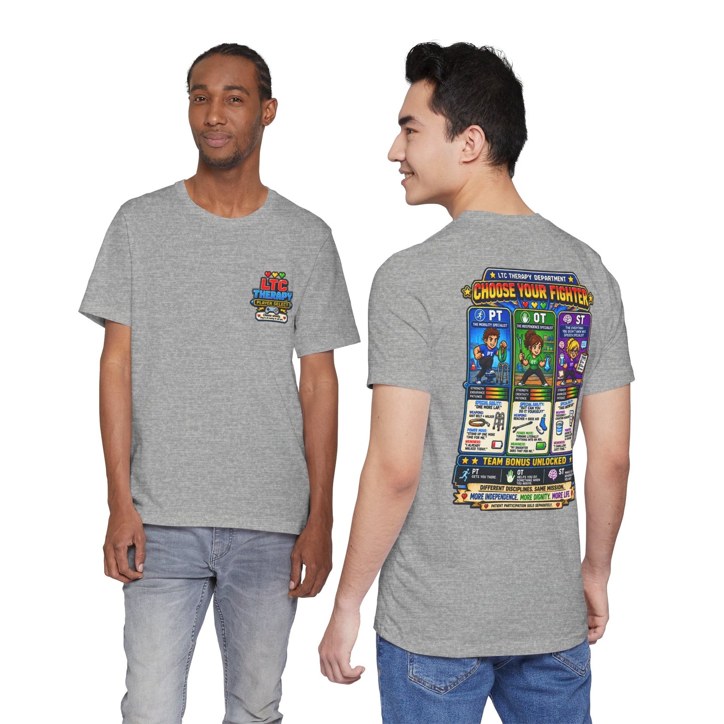 Choose Your Fighter – LTC Therapy T-Shirt