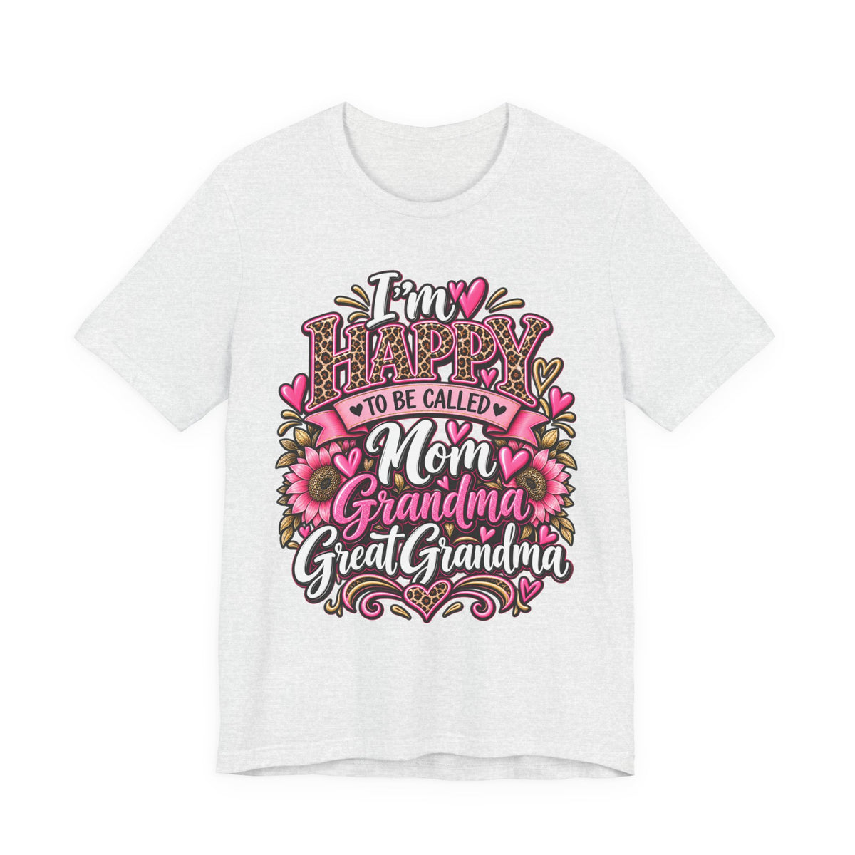 Mom Grandma Great Grandma | Generations of Love T-Shirt
