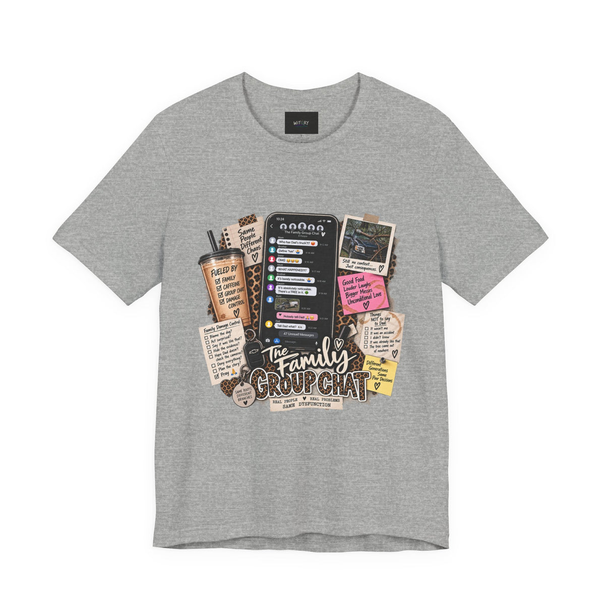 The Family Group Chat | Same People Different Chaos T-Shirt