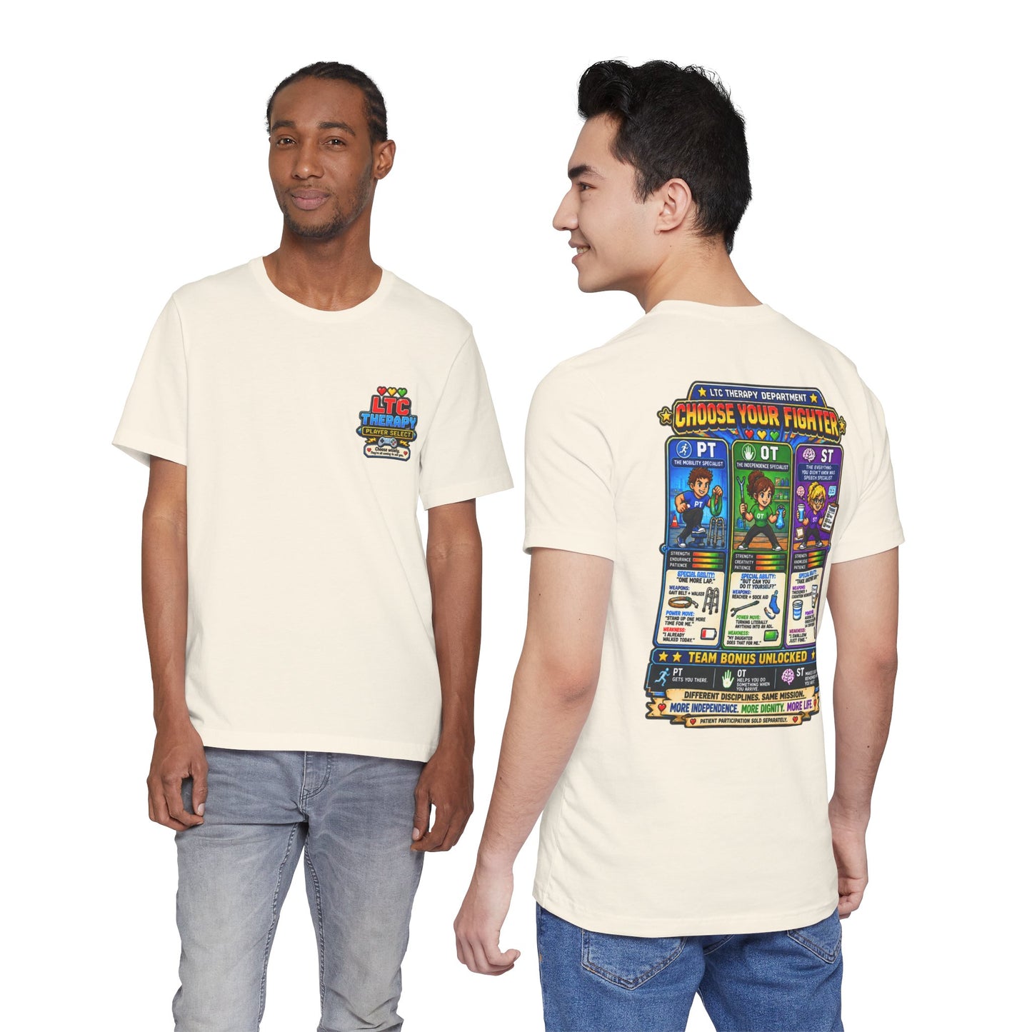 Choose Your Fighter – LTC Therapy T-Shirt