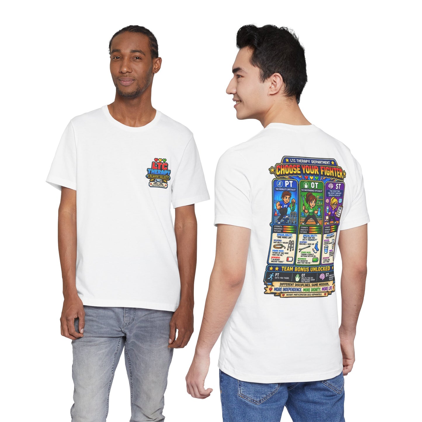 Choose Your Fighter – LTC Therapy T-Shirt