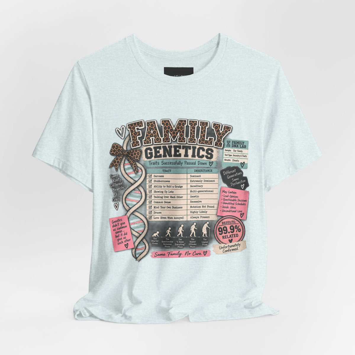 Family Genetics | Traits Successfully Passed Down Funny Family T-Shirt