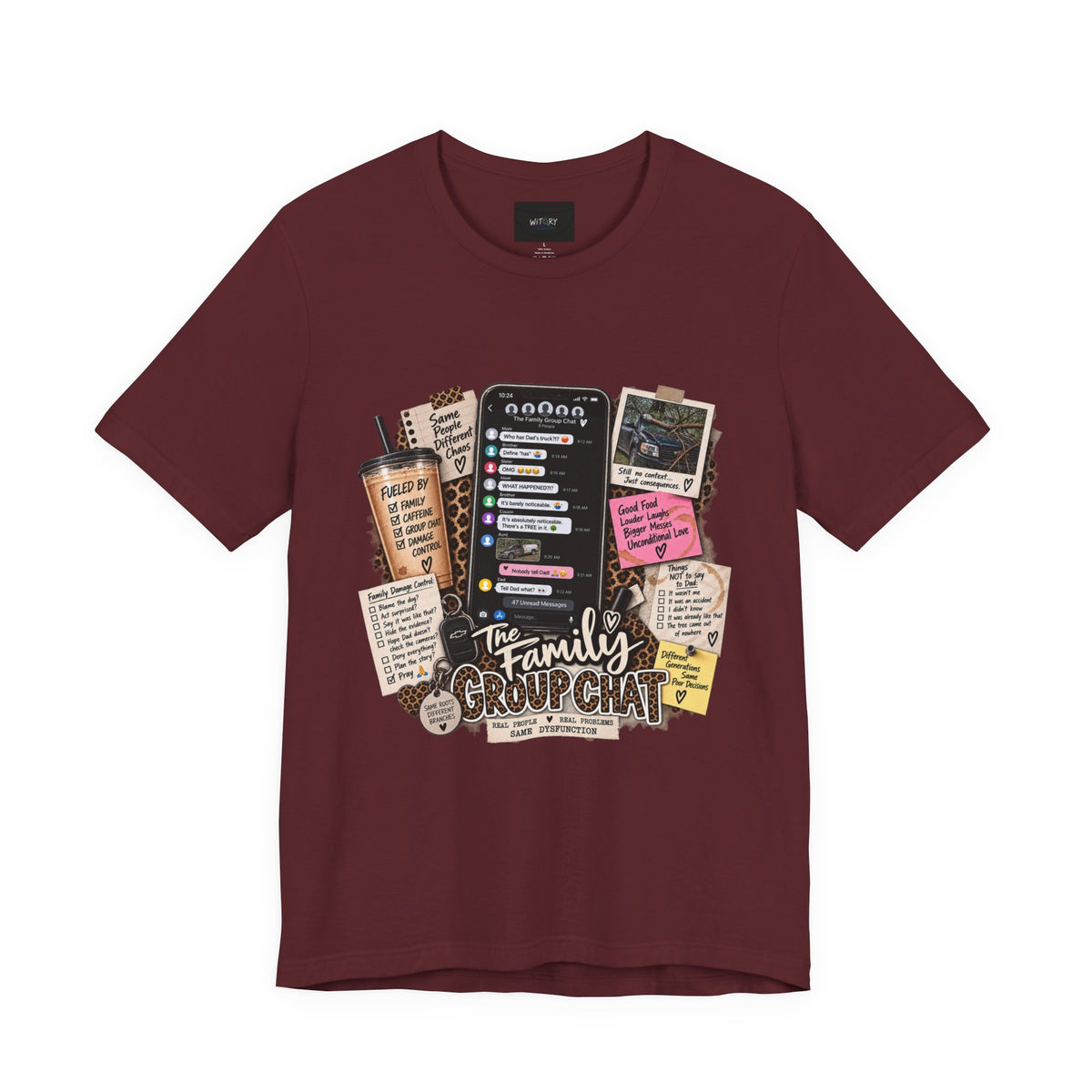 The Family Group Chat | Same People Different Chaos T-Shirt