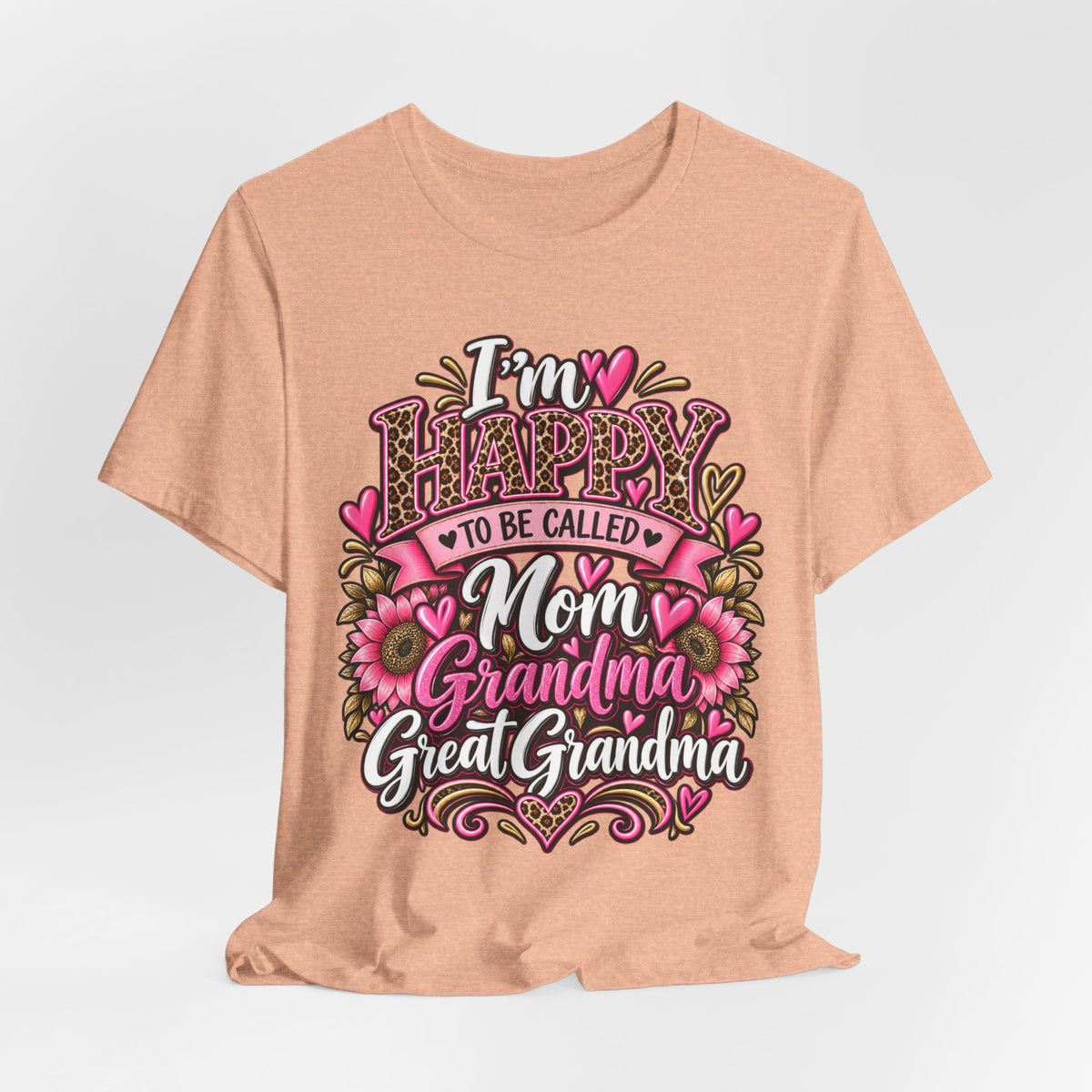Mom Grandma Great Grandma | Generations of Love T-Shirt
