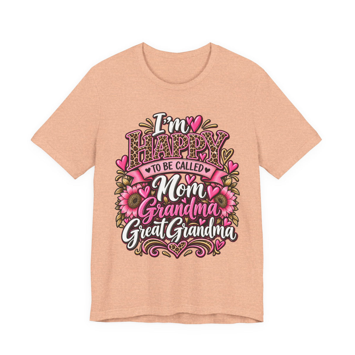 Mom Grandma Great Grandma | Generations of Love T-Shirt