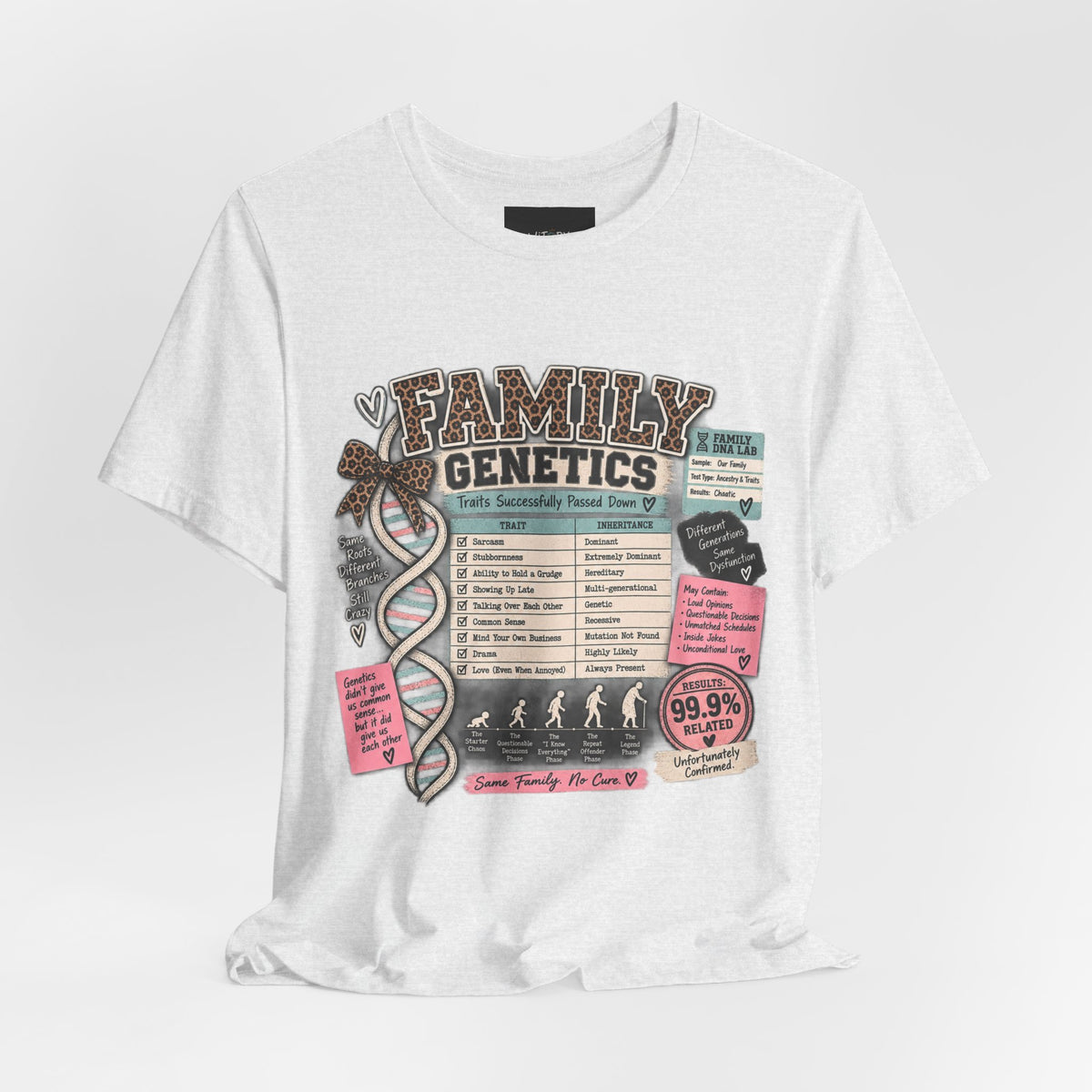Family Genetics | Traits Successfully Passed Down Funny Family T-Shirt